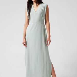 Athleta Marlow Maxi Dress Light Green